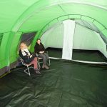 Grünes Skandika Helsinki Tunnelzelt 6 Personen