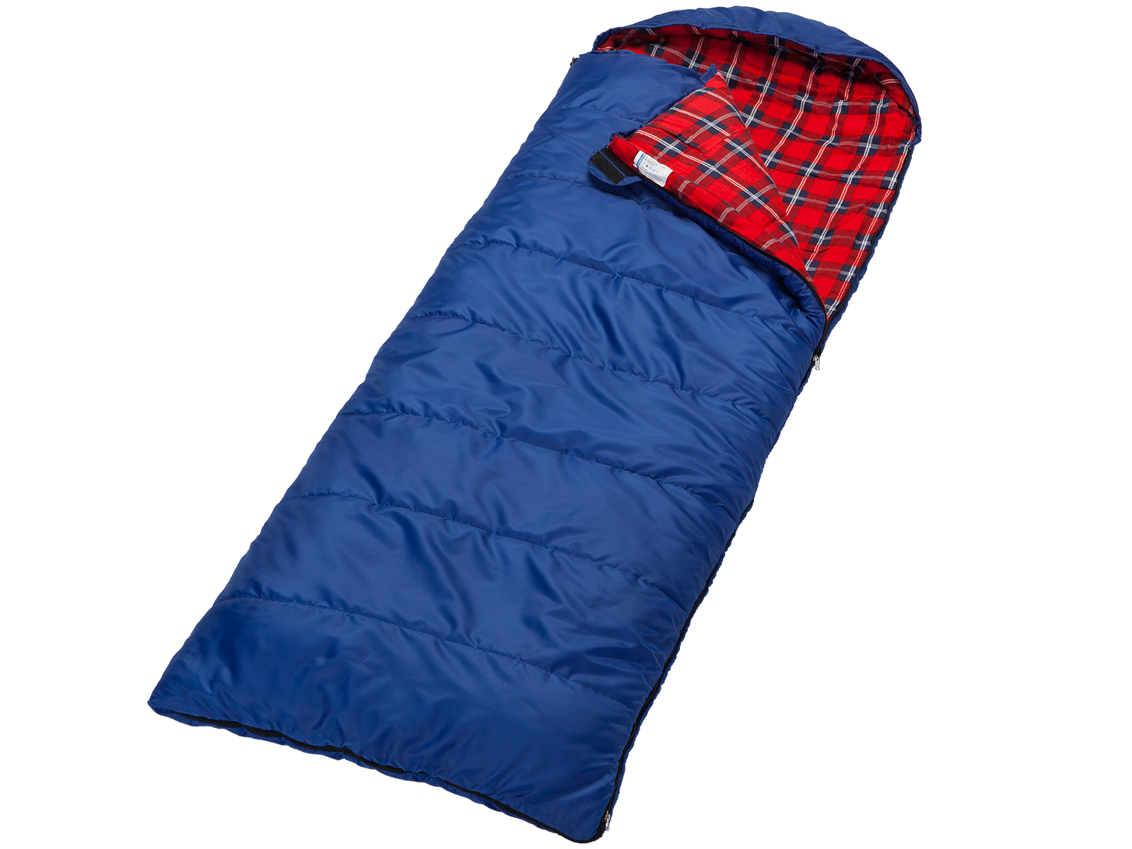 skandika Dundee Junior Kinder-Schlafsack 175x70cm komfortable Deckenform kuscheliges Baumwoll-Flanell-Innenfutter wasserabweisendes Außenmaterial