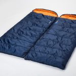Koppelbarer Deckenschlafsack Iceland in Blau Orange von Skandika