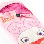 Pinker Skandika Sorgenfresser Schlafsack für Kinder