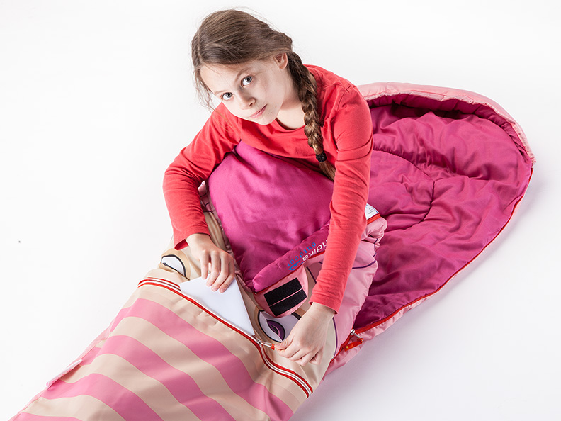 -12 °C Skandika Sorgenfresser Sleeping Bag for Kids with Large Pocket