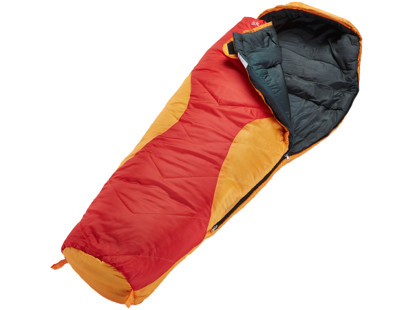 Rot Orangener Kinderschlafsack Shetland Junior von Skandika