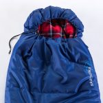 Rot blauer Kinderschlafsack Dundee Junior in Deckenform von Skandika