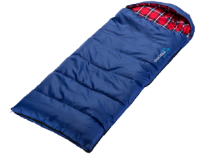 Rot blauer Kinderschlafsack Dundee Junior in Deckenform von Skandika