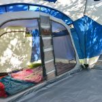 Tente Camping Familiale 760x630 cm Bleu NEUVE skandika Skandika Nimbus Protect 12 pers 
