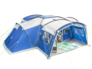 Tente bleue pour 12 personnes Skandika Nimbus 12 Sleeper Protect