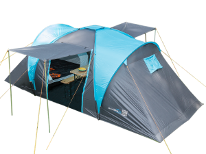 Familienzelt für 4 Personen mit Vorzelt Zelt Vorraum Vordach 