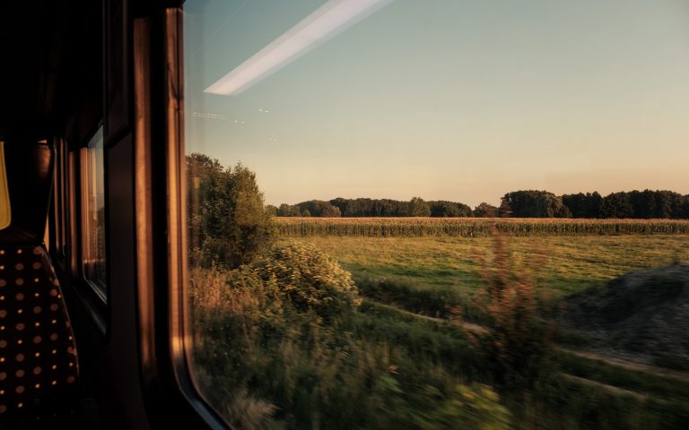 Ausblick aus dem Zug