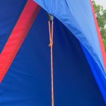 Tente de cirque bleue et rouge Skandika Morsom pour 22 personnes