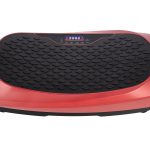 Rote 4D Vibrationsplatte V2500 im Curved Design