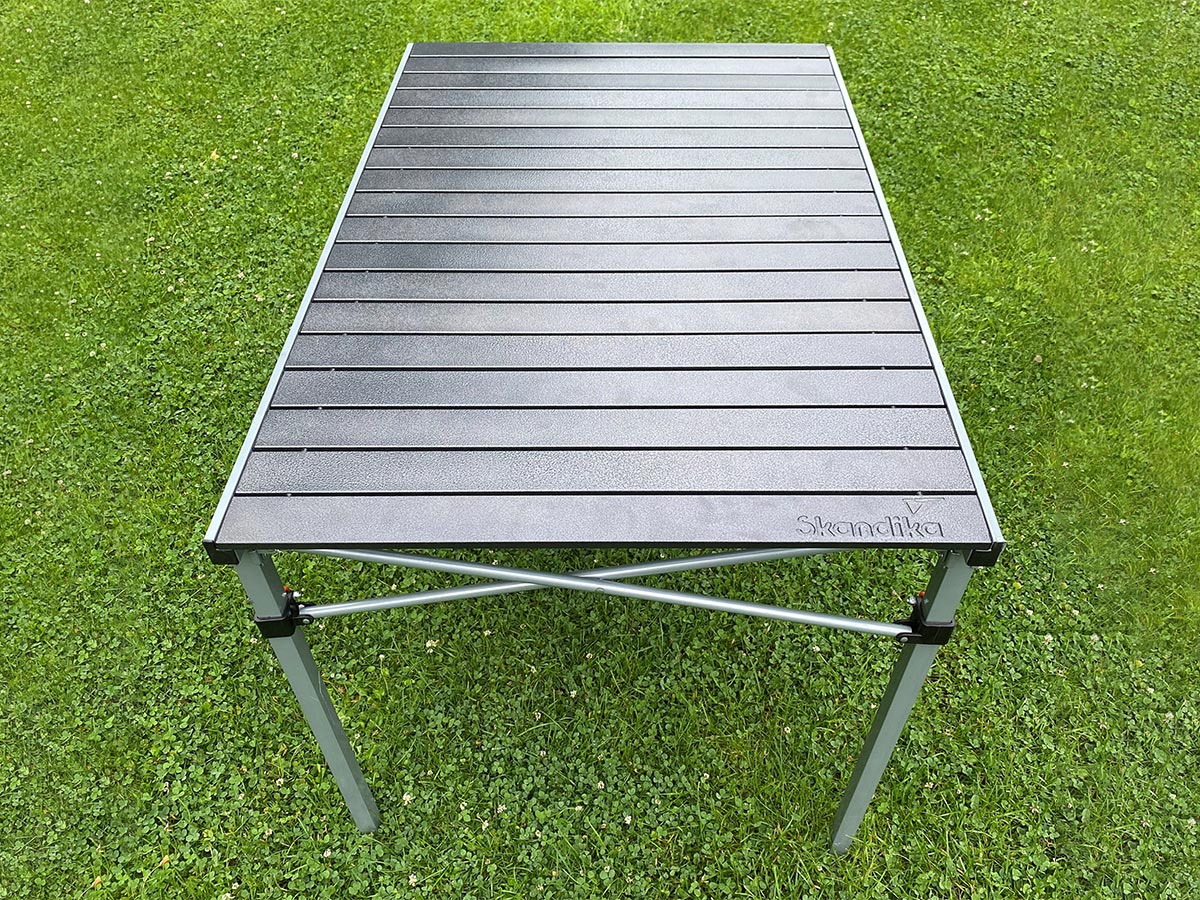 X-Large Grey Skandika Unisexs Aluminium Folding Table 