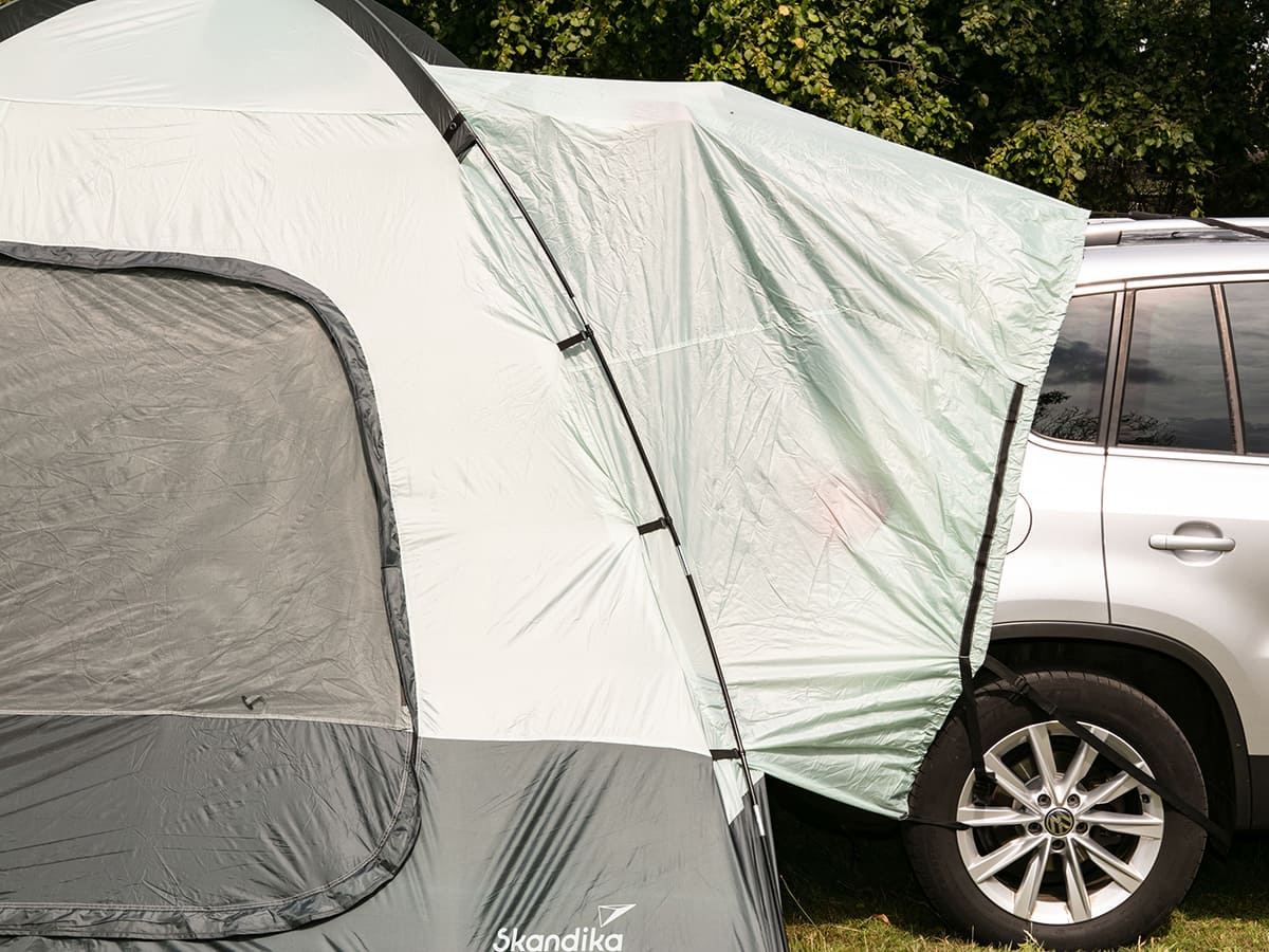 Universal SUV Campingzelt, SUV Kofferraum Heckklappen Zelt, Auto  Heckklappen Markisen Zelt, Doppelschichtiges, Sturmfestes 4 Personen Zelt,  Geeignet