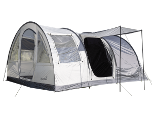 skandika Hammerfest 6 Protect Pavimento cucito Tenda campeggio zanzariera blu 2x cabine
