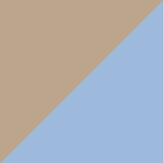 beige/light blue