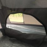 Schlafkabinen mit Fenster im Zelt Skandika Hurricane 8 Protect
