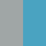 grey/turquoise